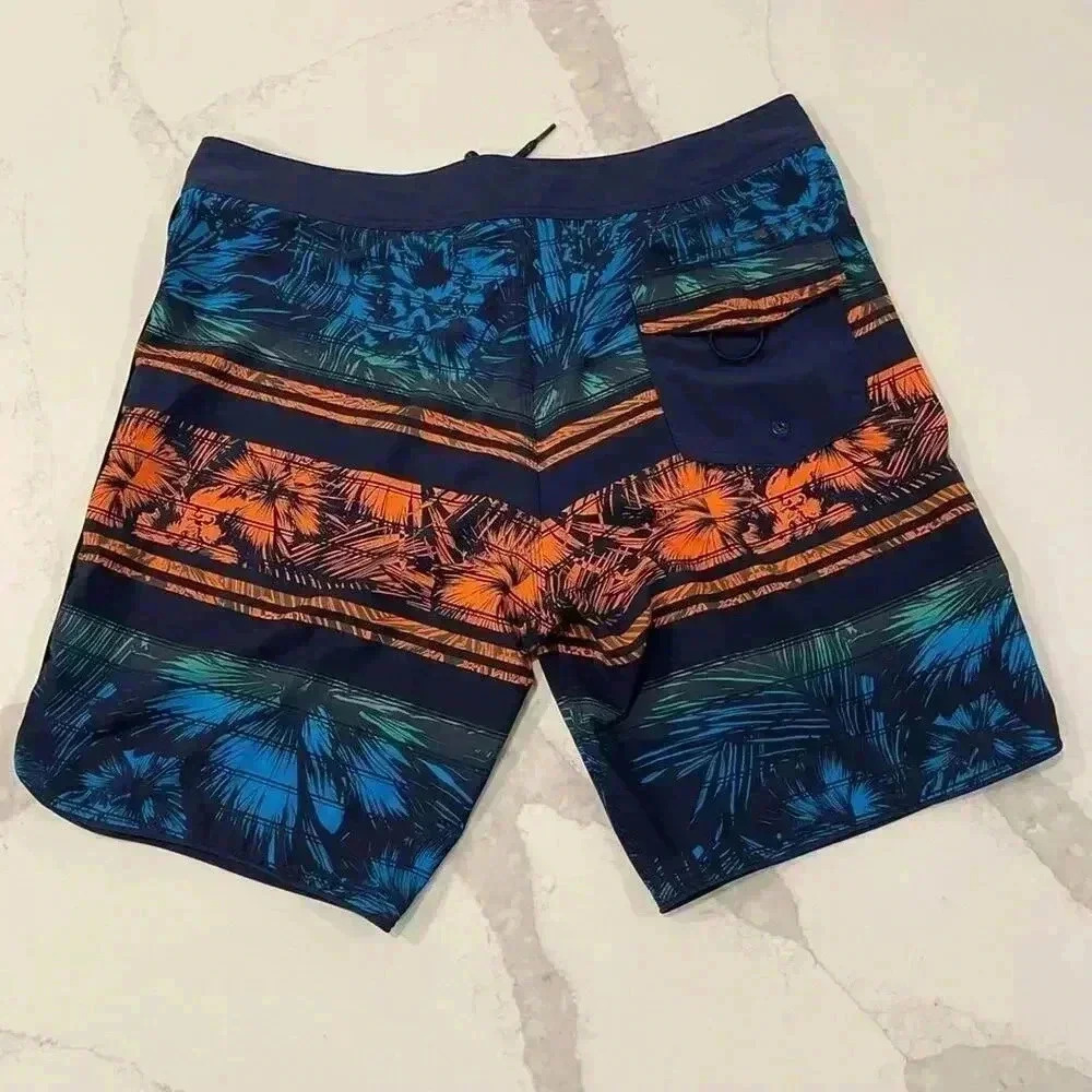 Oakley Swim Shorts Mens Size 38 Trunks Slim Fit Tropical Multi-Color Board Short - Picture 4 of 7